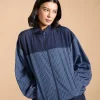 Oversized Printed Bomber Jacket