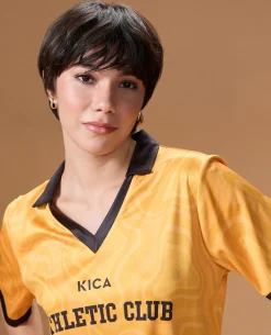 Quick-Dry Jersey For Sports & Gym Yellow