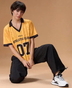 Quick-Dry Jersey For Sports & Gym Yellow