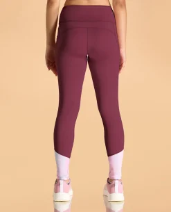 Regular Colourblock Tshirt and High Waisted Colourblock Stretchable Leggings Set