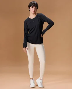 Regular Fit Basic Full Sleeve Top Black