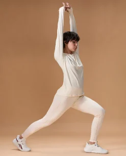 Regular Fit Basic Full Sleeve Top White