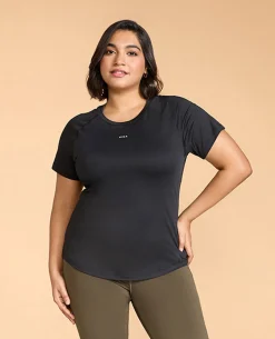 Regular Fit Basic Half Sleeves Top