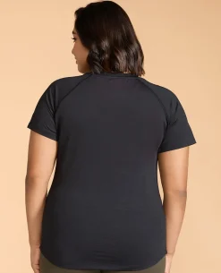 Regular Fit Basic Half Sleeves Top