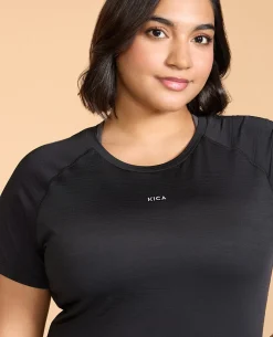 Regular Fit Basic Half Sleeves Top