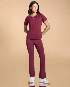Regular Fit Basic Half Sleeves Top