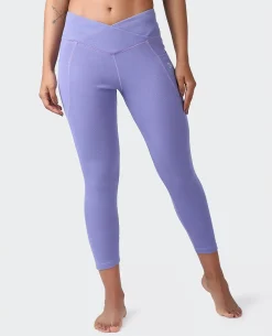 Ribbed Criss Cross Leggings Very Peri