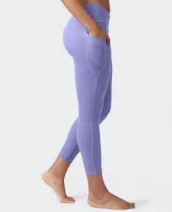 Ribbed Criss Cross Leggings Very Peri