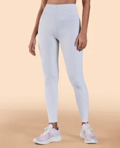 Ruched Waistband Leggings in Second SKN With Back Pocket