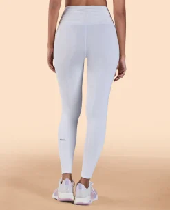Ruched Waistband Leggings in Second SKN With Back Pocket