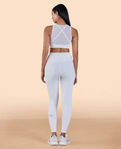 Ruched Waistband Leggings in Second SKN With Back Pocket