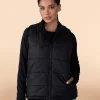 Sleeveless Puffer Jacket Black