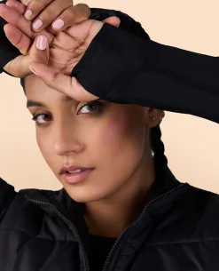 Sleeveless Puffer Jacket Black