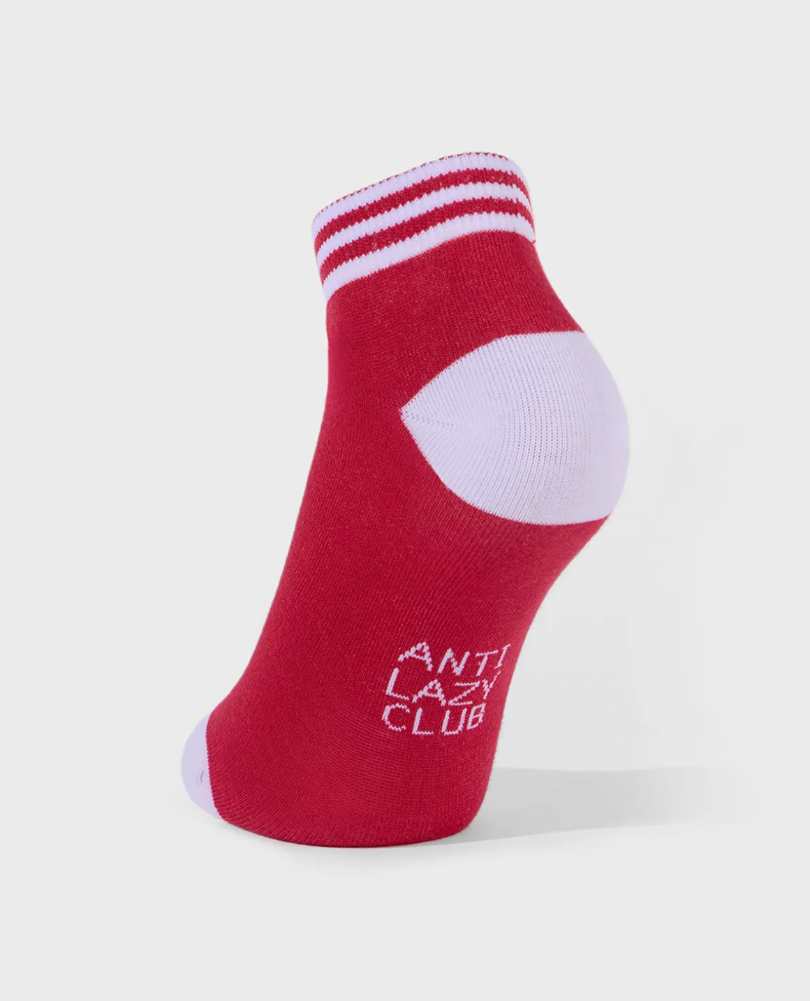 Soft Cotton Anti Lazy Club Crew Socks Pink