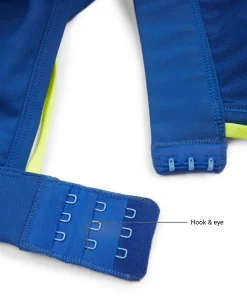 Sports Bra with Criss-cross straps and Back Closure - NYK310- Surf The Web