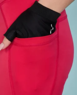 Strappy Bra & Second Skin Leggings Set - Pink