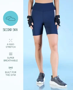 Women Sports Gym Shorts with Pockets