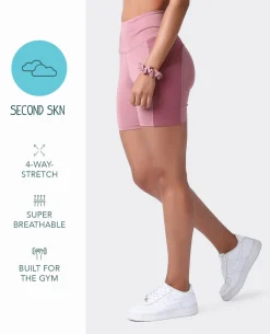 Women Sports Gym Shorts with Pockets