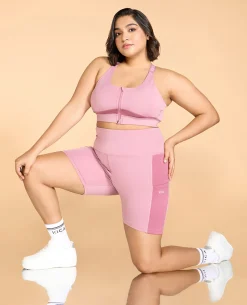 Women Sports Gym Shorts with Pockets