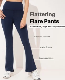 Women Stretchable Flared Pants