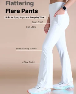 Women Stretchable Flared Pants