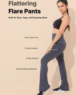Women Stretchable Flared Pants
